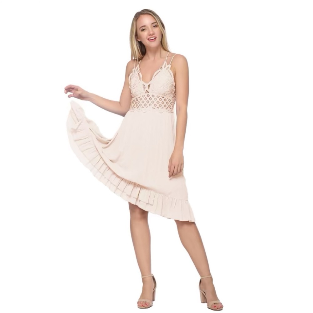 Flouncy Date Night Dress - Picture 2 of 8